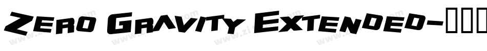 Zero Gravity Extended字体转换